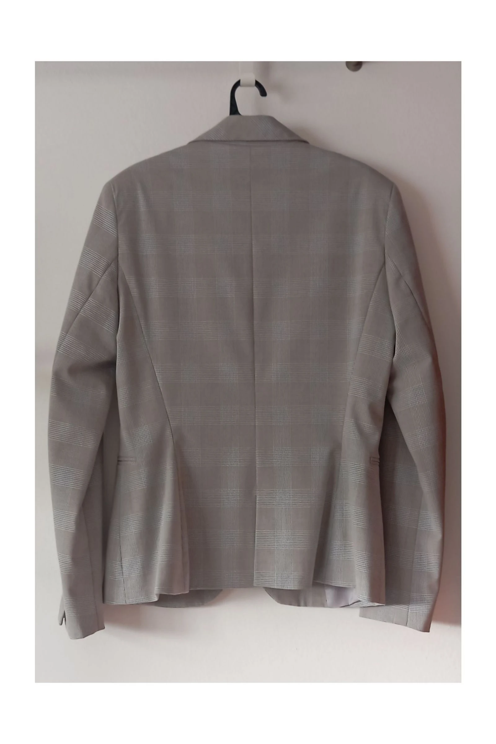 Blazer Zara de cuadros Gris/azul claro/beige S/36 – photo 2